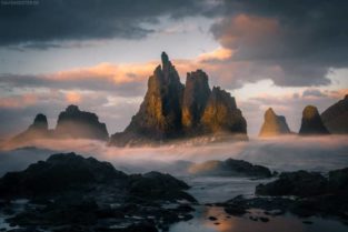 Spannung durch Dynamik, hier die Wellenbewegung