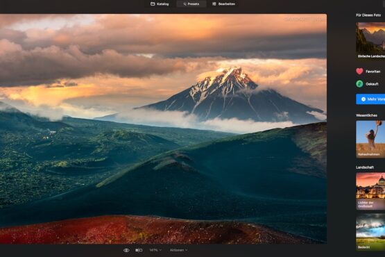 Bildbearbeitung Landschaftsfotografie