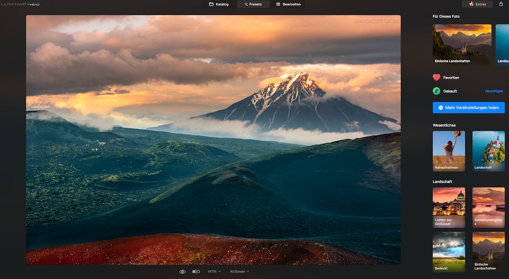 Bildbearbeitung Landschaftsfotografie