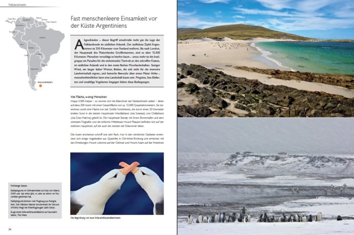 Bildband Mittel- und Südamerika Layout