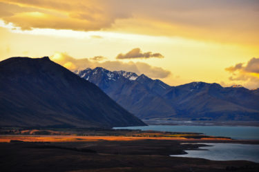Tal in den Südalpen, Otago, Neuseeland