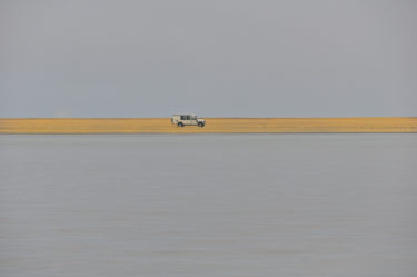 Jeep zwischen Wüste und Atlantik, Walvis Bay, Namibia