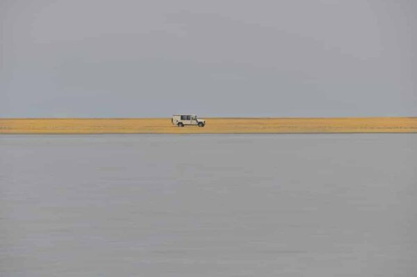 Jeep zwischen Wüste und Atlantik, Walvis Bay, Namibia