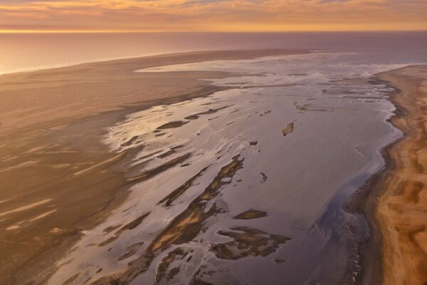 Lagunenlandschaft, Sandwich Harbour, Namibia