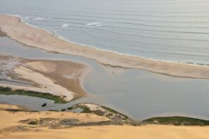 Lagunenlandschaft, Sandwich Harbour, Namibia