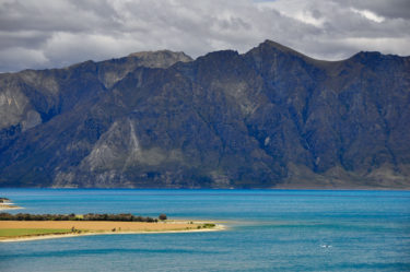 Lake Wakatipu vor der Kulisse der Remarkables, Otago, Südinsel, Neuseeland