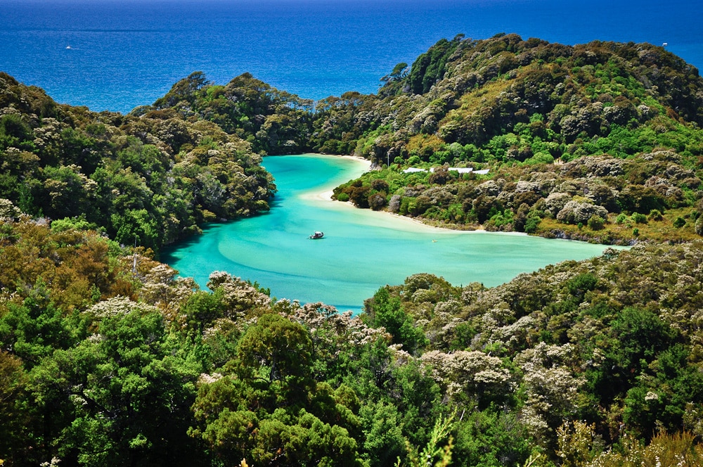 Frenchman Bay Lagoon, Abel Tasman Track, Südinsel, Neuseeland