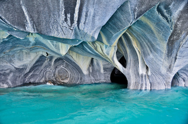 Marmorhöhlen im Lago General Carrera, Chile