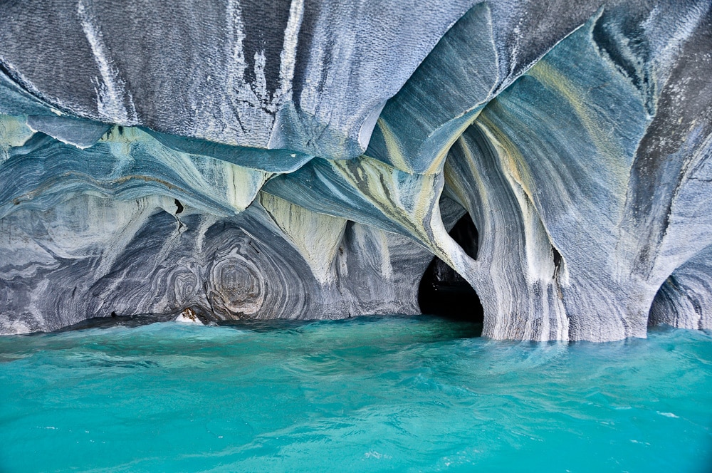 Marmorhöhlen im Lago General Carrera, Chile