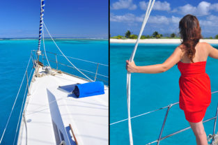Segeln in den Tobago Cays, St. Vincent & Grenadinen, Karibik