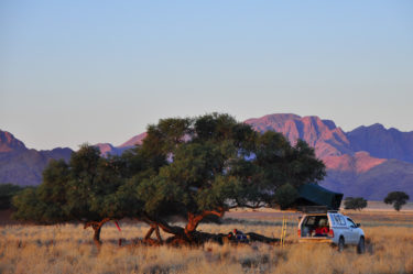 Camping in den Naukluft-Bergen, Namibia