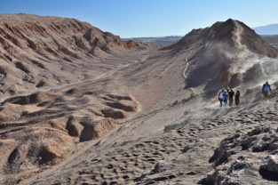 Trekking im Valle de la Luna, Atacama-Wüste, Chile