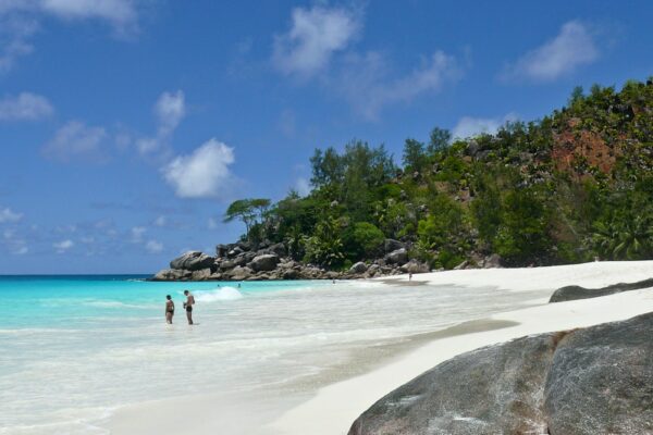 Strand Anse Georgette, Praslin, Seychellen