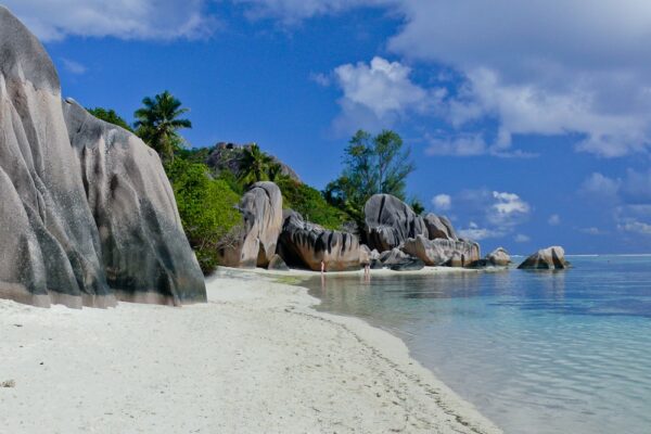 Strand Anse Source d´Argent, La Digue, Seychellen