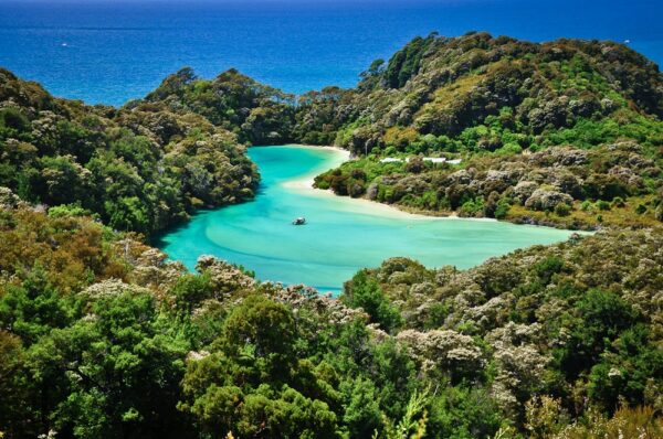 Frenchman Bay Lagoon, Abel Tasman Track, Südinsel, Neuseeland