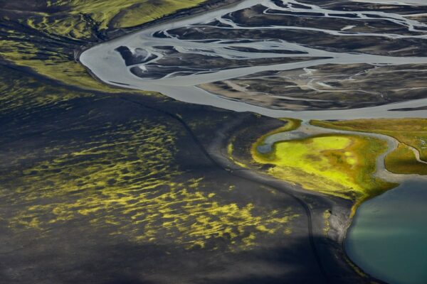 Flusslandschaft im Fjallabak, Island