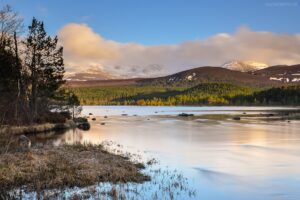 Loch Morlich, Cairngorms Nationalpark, Schottland