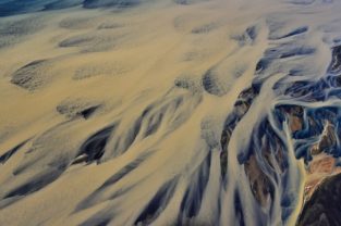 Meander eines Flusses, Island