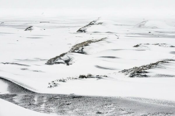 Schneelandschaft, Island