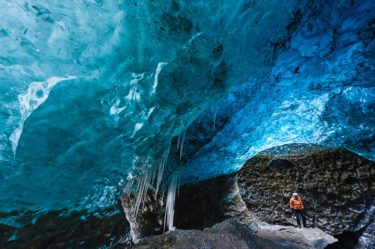 Eishöhle, Skaftafell Nationalpark, Island