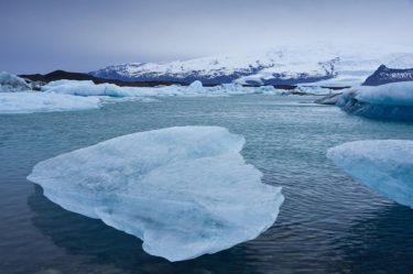 Eissee und Gletscher, Island