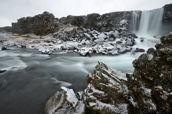 Öxarárfoss, Þingvellir, Island