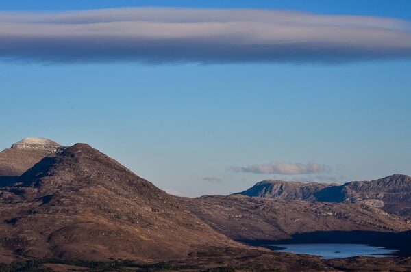 Bergsee in den Highlands, Wester Ross, Schottland