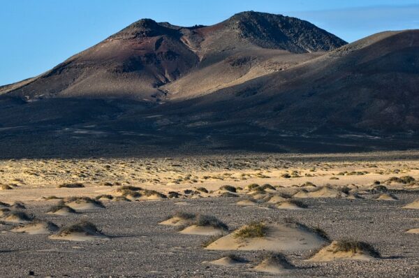Fuerteventura 014 | Vulkan-Sand-Landschaft im Süden, Fuerteventura