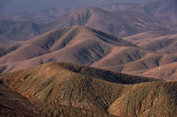 Berglandschaft zwischen Betancuria und Pajara, Fuerteventura, Kanaren, Spanien