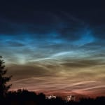 Deutschland - Nachtleuchtende Nachtwolken (noctilucent clouds)