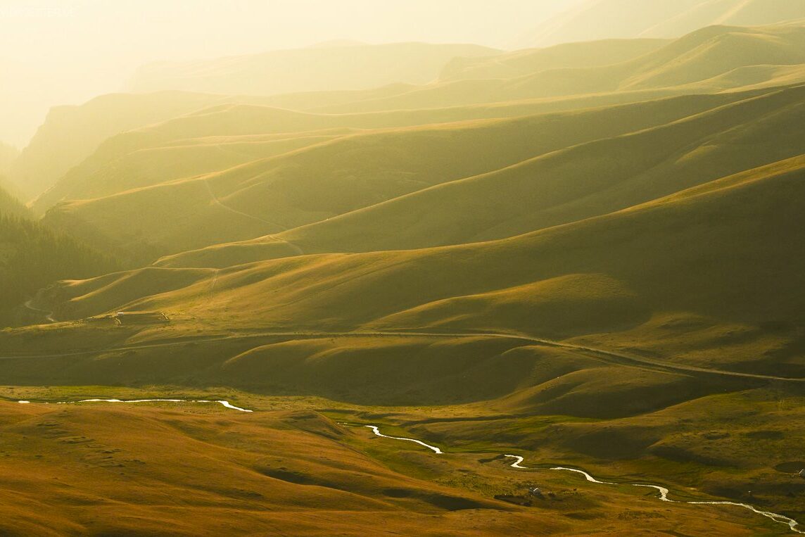 Kasachstan - Steppe auf Assy Plateau