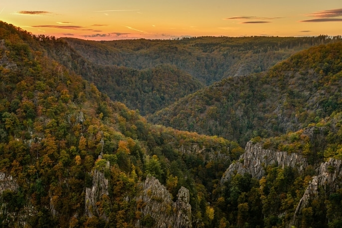 Deutschland - Herbst im Bodetal, Thale