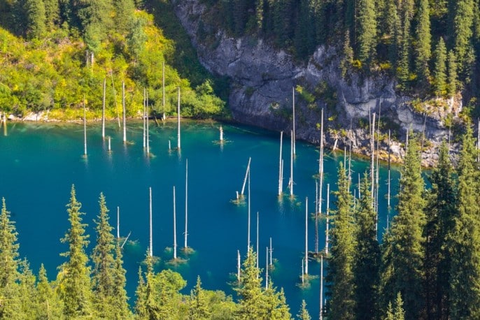 Kaindy See: Ein See, viele faszinierende Perspektiven