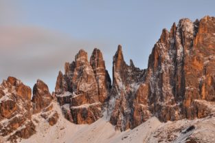 Dolomiten - Felstürme des Rosengarten-Massivs (Catinaccio)
