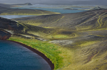 Landschaft aus Kraterseen, Veidivötn, Island