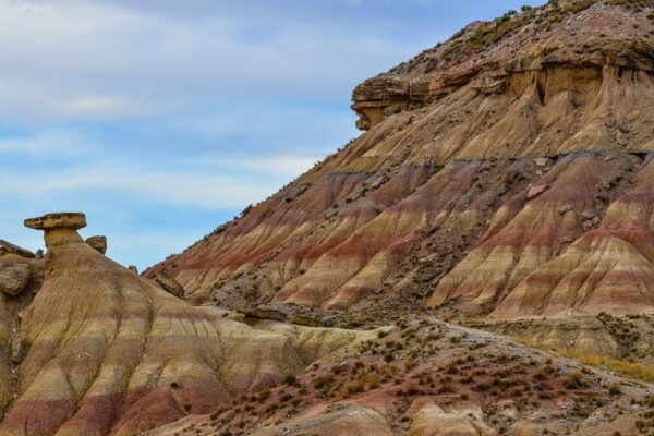 Bardenas Reales, Navarra, Spanien