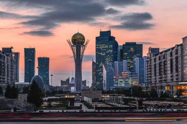 Skyline von Astana, Kasachstan