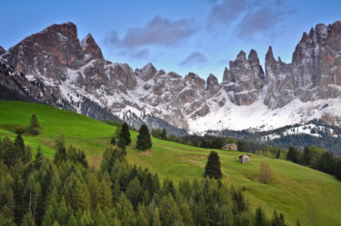 Dolomiten - Tierser Alm mit Rosengarten, Südtirol
