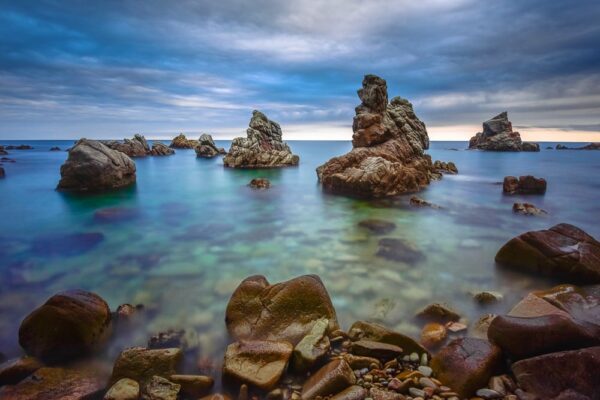 Küste bei Lloret de Mar, Costa Brava, Katalonien, Spanien