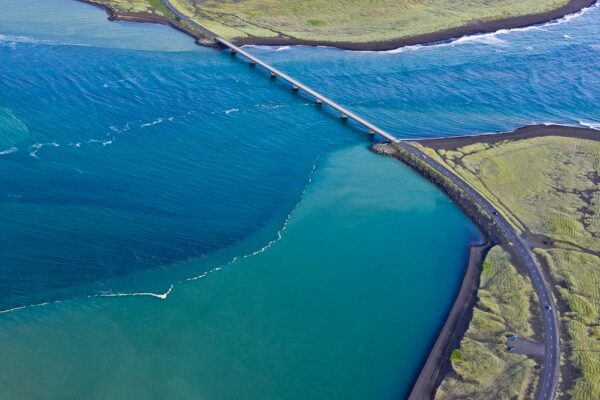 Flußbrücke in Südisland, Island