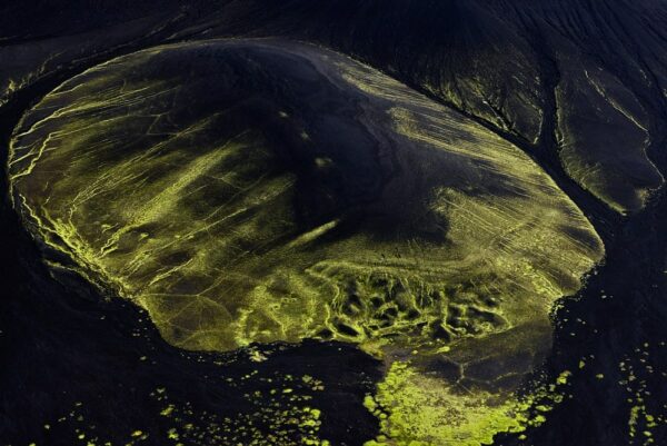 Fluoreszierende Berge, Island