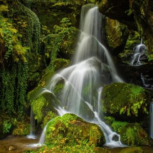 Deutschland – Lichtenhainer Wasserfall, Kirnitzschtal Deutschland - Lichtenhainer Wasserfall, Kirnitzschtal
