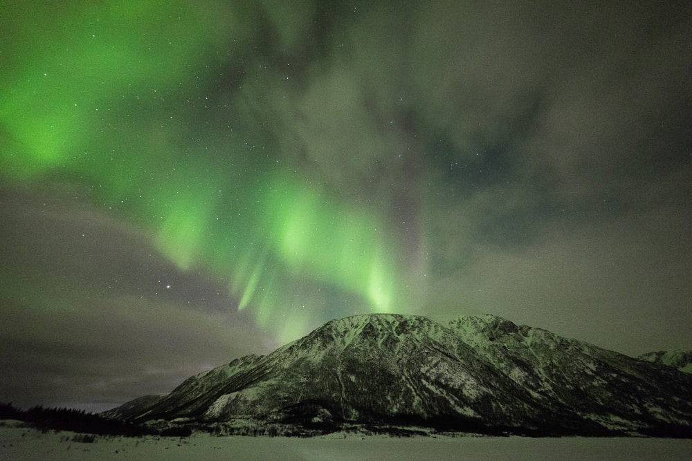 Lofoten 011 | Polarlichter über Bergen, Vestvågøy Norwegen, Winter,  Polarlichter, Nordlichter, Landschaftsfotografie, Bilder, Fotos,  Landschaften - Landschaftsfotograf David Köster