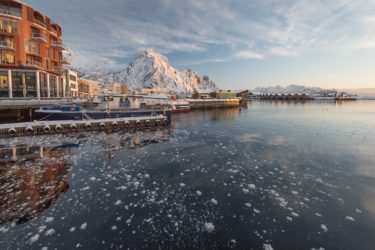 Lofoten 040 | Hafen von Svolvaer, größte Stadt der Lofoten