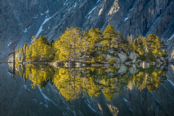 Aigüestortes i Estany de Sant Maurici Nationalpark, Estany Tort de la Peguera, Katalonien, Pyrenäen, Spanien