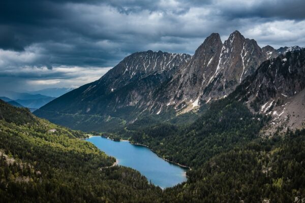 Els Encantats, Aigüestortes i Estany de Sant Maurici, Nationalpark, Katalonien, Pyrenäen, Spanien