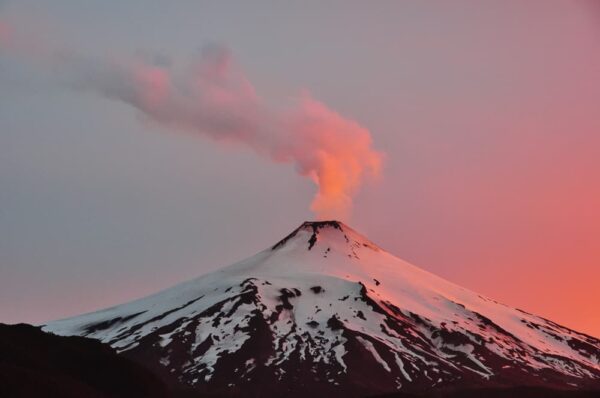 Vulkan Villarrica, Pucon, Region Araucanía, Patagonien, Chile