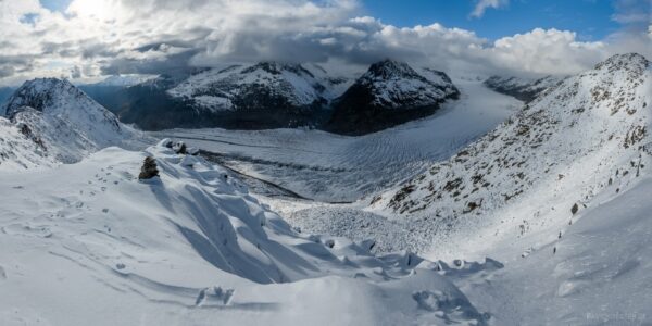 Panorama - Aletschgletscher, Schweiz