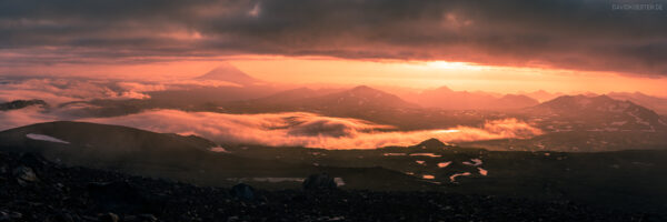 Panorama - Vulkan Klyuchevskaya Sopka, Kamtschatka