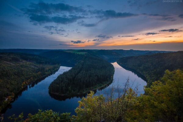 Deutschland - Saaleschleife, Thüringen